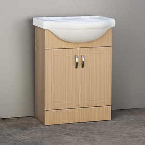 Mueble <span class=keywords><strong>de</strong></span> <span class=keywords><strong>Baño</strong></span> Moderno <span class=keywords><strong>con</strong></span> <span class=keywords><strong>Lavabo</strong></span> <span class=keywords><strong>de</strong></span> Cerámica y Gabinete <span class=keywords><strong>de</strong></span> PVC <span class=keywords><strong>de</strong></span> 18 mm - Product Image 4