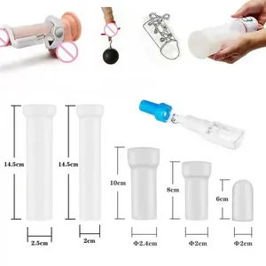 Hoes Voor Penis Extender Pomp Vergroting Accessoires Siliconen Eikel Protector Cup Vervanging Voor Dick Stretcher Klemkit