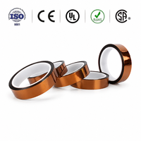 Cinta de Poliimida Antiestática ESD, Película de PI de Alta Temperatura con Adhesivo de Silicona para PCB SMT Semiconductor
