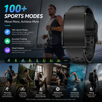 Bracelet intelligent avec plusieurs modes sportifs, notifications de messages, surveillance de la fréquence cardiaque et de la pression artérielle, étanche 1ATM, longue autonomie de la batterie