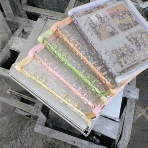 Clear Refillable Loose Leaf <b>Journal</b> Album 6-Hole Filler Paper Budget Binder Shell PVC <b>Planner</b> Pocket Photo Albums - Product Image 3