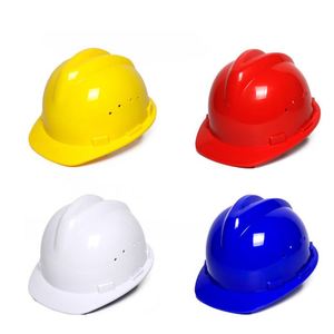 Casco de Seguridad Clásico en Forma de V con Ranuras, 4 Puntos de Suspensión, Casco de Trabajo de Seguridad para la Construcción, Seguridad Industrial, Directo de Fábrica, Económico - Product Image 3