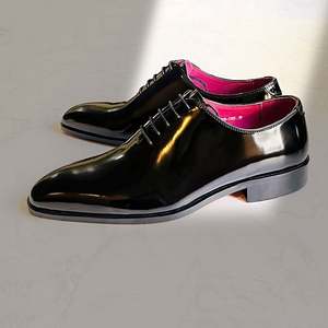 Chaussures Oxford de ville pour hommes, de luxe, de créateur britannique, à bout carré, imperméables, décontractées et formelles, en cuir véritable - Product Image 2