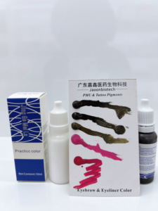 Pigment PMU OEM personnalisé pour sourcils, eye-liner, tatouage des lèvres, couleur vive, longue durée, 4 ans, directement de l'usine, faible MOQ - Product Image 1