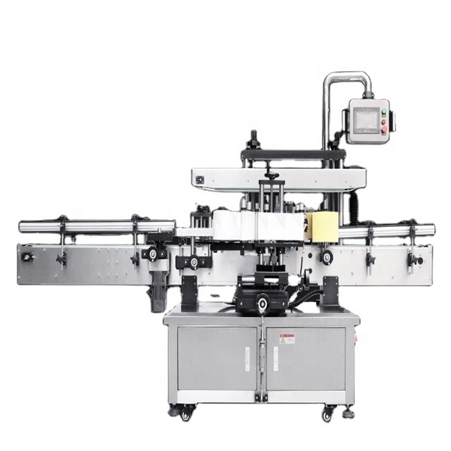 Double Side Labeling Machine Three Side Labeler Big Plastic Container Label Equipment