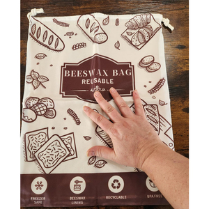 Sáp ong túi bánh mì cho bánh mì Tự Chế, tái sử dụng sourdough lưu trữ túi với sáp ong lớp phủ cho loafs <span class=keywords><strong>Baguette</strong></span> tươi giữ - Product Image 5