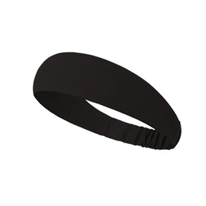 Solid Color Ice Silk Sweatband Breathable High Elastic Running Headband For Women - Product Image 5