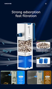 Filtre submersible SUNSUN pour petits aquariums Système de circulation de purification d'eau en plastique 4 1 Pompe à oxygène silencieuse pour aquarium - Product Image 2