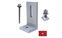 Support solaire pour système de montage PV Pieds en L avec vis autotaraudeuse pour structure de montage de toit solaire