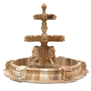 Fontaine d'eau en pierre, style <span class=keywords><strong>Renaissance</strong></span>, fontaine à trois niveaux, ornements d'art, sculpture - Product Image 1