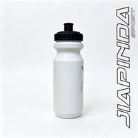 Bouteille d'eau de sport 600 ml sans BPA, en plastique, avec logo, anti-fuite, portable pour la remise en forme, l'entraînement et l'usage quotidien