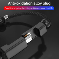 Bracelet USB portable tendance pour couple, 2 en 1, charge rapide et transfert de données, câble USB