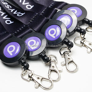 Logo personnalisé <span class=keywords><strong>Cordon</strong></span> élastique rond <span class=keywords><strong>Cordon</strong></span> <span class=keywords><strong>cordon</strong></span> lanière <span class=keywords><strong>porte</strong></span>-clés en tissu haute résistance <span class=keywords><strong>avec</strong></span> bobine de <span class=keywords><strong>badge</strong></span> - Product Image 1