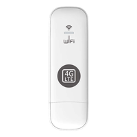 Router Modem WIFI USB 4G dengan Slot Kartu SIM Router Wifi Nirkabel Mobil 4G LTE Mendukung Pita Jaringan B28 Dongle WIFI USB