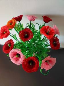 Amapola Eterna con Pétalos Rojos Vibrantes que Nunca Pierden su Brillo - Product Image 1