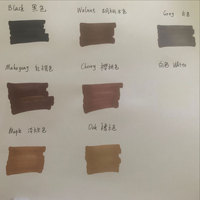 6 couleurs noir, acajou, noyer, cerisier, chêne, éraflure d'érable porte de meubles en bois retouche de sol réparation peinture marqueur stylos ensembles