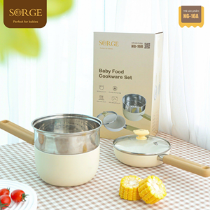 Collection d'ustensiles de cuisine pour aliments biologiques pour bébés Design mignon en métal pour les repas faits maison pour bébés - Product Image 4