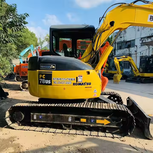 Horas DE TRABAJO bajas usadas 7,8 toneladas usadas Komatsu PC78US japonés de segunda mano Mini Excavadora hidráulica de orugas precio atractivo para la venta - Product Image 3