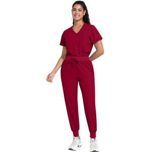 Conjuntos de Uniformes Médicos 42304 Unisex, Transpirables, Suaves, Mezcla de Spandex, para Uso Hospitalario, para Enfermeras y Doctores, con Elasticidad - Product Image 4