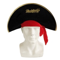 Coiffe de pirate amusante, accessoire photo d'Halloween, chapeau créatif en tissu de style japonais, design révolutionnaire pour les couples, les enfants et les adultes