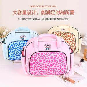 Bolsa para pañales grande, tipo cuadrado, material de felpa con asa para bebés de 0 a 12 meses, uso doméstico. - Product Image 2