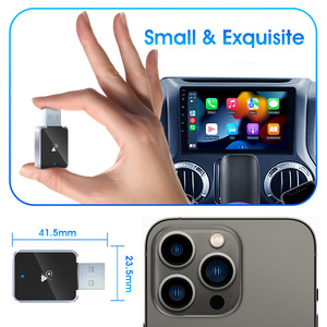 Adattatore <span class=keywords><strong>USB</strong></span> A da CarPlay Cablato a Wireless in Lega AI, 2 in 1, Adattatore Auto Wireless per CarPlay e Android Auto - Product Image 2