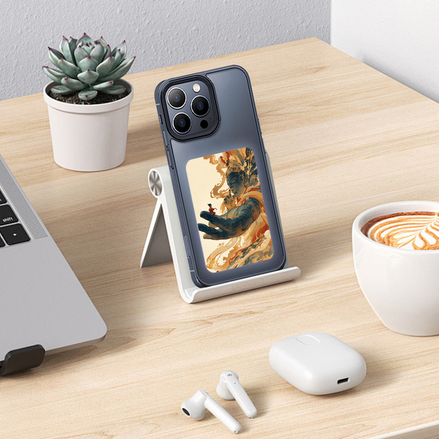 Zhsunyco NFC Phone case E-ink Epaper Display NFC Wireless Refresh Technology for Mobile Phone Decoration
