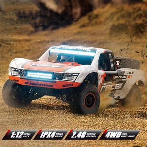HB-RD1201 Coche de Control Remoto 1:12 RC Short Course con Luces LED para Niños, Vehículo de Alta Velocidad 55km/H, con o sin Escobillas, 4x4 - Product Image 5
