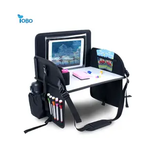 Nuevo 2 en 1 nuevo estilo multifunción niños coche viaje bandeja asiento Mesa asiento trasero organizador con borrado en seco