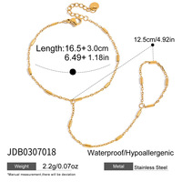 Bracelet chaîne en acier inoxydable plaqué or 18 carats avec zircon CZ, délicat et étincelant, cadeau de luxe pour femmes, vente en gros