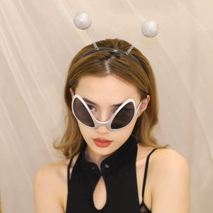 Diadema con Gafas de Sol Alienígenas con Temática de Broma y Humor, Montura Multicolor, para Fiesta de Baile, Gafas de Sol Exageradas y Divertidas N2605306 - Product Image 3