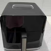 Four à Friture Sans Huile Numérique Intelligent en Acier Inoxydable Grande Capacité 6L pour Usage Commercial et Domestique avec Fenêtre d'Observation Livraison Gratuite