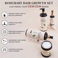 Shampoo clarifiant à la menthe et au romarin sans parabène pour la repousse des cheveux, stimulant la densité capillaire, pour hommes et femmes, usage professionnel en salon