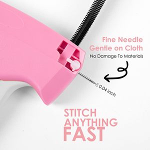 Pistola de Etiquetas Micro Stitch, Accesorio para Fijar Acolchados Rápidamente, <span class=keywords><strong>Aguja</strong></span> de Pegamento Efectiva para Ropa con Etiqueta para Costura, Herramienta de Costura de Plástico - Product Image 3