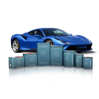 Peinture B25, fourniture directe du fabricant, peinture automobile bleue 2K, revêtement acrylique bicomposant haute brillance pour la finition.