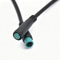 Kabel Harness Konektor Tahan Air Berkode Warna M8 Buatan Pabrik Khusus (2/3/4/5 Pin) untuk Sepeda Listrik, Skuter & Elektronik Luar Ruangan