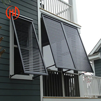 Fenêtre à persiennes en aluminium personnalisée Persienne motorisée Profilé en aluminium extrudé Fenêtres à persiennes automatiques