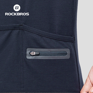 <span class=keywords><strong>Maglia</strong></span> da <span class=keywords><strong>ciclismo</strong></span> a maniche lunghe antivento calda da uomo ROCKBROS per <span class=keywords><strong>maglia</strong></span> autunno inverno Top per Mountain Bike da strada - Product Image 3