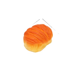 Jouets anti-stress et décoratifs en mousse PU, forme gâteau gaufre triangulaire, à remontée lente, souples et compressibles, en forme de pain - Product Image 5