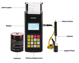 Durómetro Portátil Rockwell Brinell LEEB 140 con Función de Impresión en Cinta para Uso en Laboratorios de Metales, Origen China, 1 Año de Garantía - Product Image 3