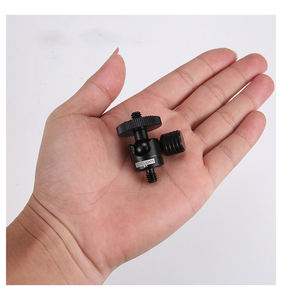 एल्यूमीनियम मिश्र धातु 10 मिमी कम गुरुत्वाकर्षण मिनी ट्रिपोड 360 डिग्री स्विचवेल कैमरा माउंट स्क्रू एडाप्टर बॉल हेड स्पेयर पार्ट्स एक्सेसरीज - Product Image 5