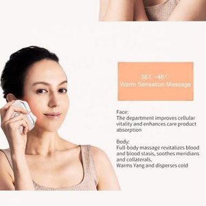 Appareil de massage électrique 5-en-1 chaud/froid Gua Sha galvanique pour le visage – Outil de sculpture et équipement de beauté pour le visage - Product Image 3
