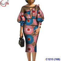 Robe de mode en dentelle de coton écologique pour femme avec design d'inspiration africaine pour mariages d'été/printemps et décoration intérieure 45 $/ensemble