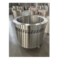 Marmite de mélange à double enveloppe de qualité alimentaire en acier inoxydable 304, avec plaque chauffante électrique et chauffage au gaz, capacité de 71L à 2000L