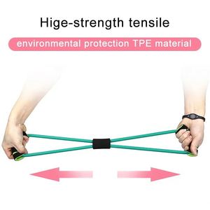 Yiwu Chất Lượng Cao Xây Dựng Cơ Thể Phòng Tập Thể Dục Tập Thể Dục Tập Thể Dục Yoga Ngực <span class=keywords><strong>Expander</strong></span> 8 Hình Dạng Pilates Kháng Ban Nhạc Ống Bộ - Product Image 4