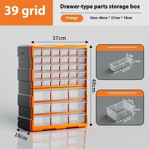 Choice Fun Multi-Grid Plastic PP Caja de herramientas apilable Organizador de oficina rectangular <span class=keywords><strong>para</strong></span> <span class=keywords><strong>almacenar</strong></span> convenientemente <span class=keywords><strong>tornillos</strong></span> y hardware - Product Image 3