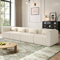 Échantillon de canapé modulaire en tissu performant pour mobilier de réception compressé, pour l'approvisionnement en gros, avec livraison gratuite