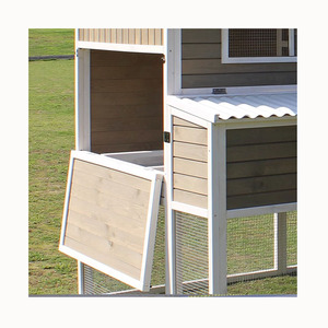 Poulailler en acier sur mesure de grande taille, cage à lapins en maille grossière, extérieur, imperméable et résistant au soleil, grand poulailler en fer - Product Image 2