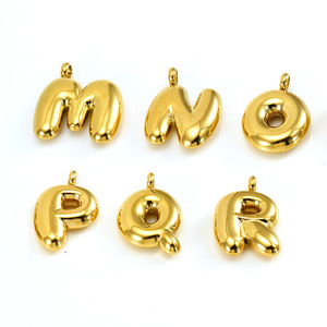 Zogxin Stainless Steel Letter Pendant Gold Color For Necklace Making Jewelry DIY Accessories A To F - Product Image 3