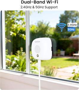 Windowcam <span class=keywords><strong>Pro</strong></span> 2K 3MP กล้องติดหน้าต่างในอาคาร, กล้องสปอตไลท์ตรวจจับการเคลื่อนไหวอัจฉริยะสามารถมองเห็นกลางคืนได้สีเต็มรูปแบบ - Product Image 6